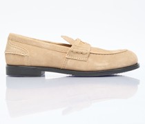 Faded Suede Loafers