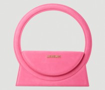 Jacquemus Le Sac Rond Handbag - Frau Handtaschen Pink One Size