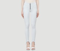 Lourdes 80s Stirrup Leggings - Frau Leggings Grey L