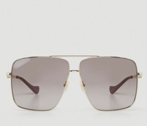 Navigator Square Frame Sunglasses