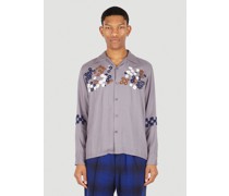 Flower Hand Embroidery Shirt