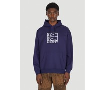 Rassvet Big Logo Hooded Sweatshirt - Mann Sweatshirts Dark Blue S