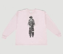 DRx FARMAxY FOR LN-CC Graphic Print Long Sleeve T-shirt -  T-shirts Pink Xxl