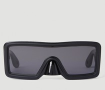 Walter Van Beirendonck X Komono Alien Wide Sunglasses - Mann Sonnenbrillen Black One Size