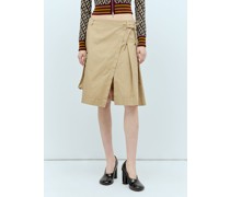 Wraparound Midi Skirt