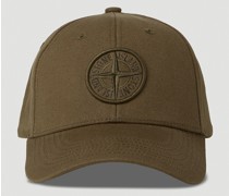 Stone Island Logo Patch Baseball Cap - Mann Hats Green One Size