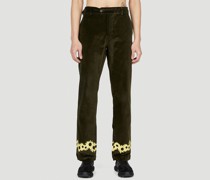 Flower Trim Pants