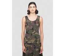 Camouflage-print Tank Top -  Tops  Fr - 36