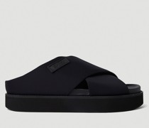 Wide Welt Crossover Sandals
