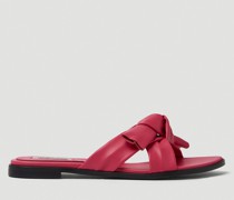 Cross Knotted Flat Sandals -  Sandalen  Eu - 36