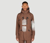 A-COLD-WALL* Graphic M-65 Shell Hooded Jacket - Mann Jacken Brown L|A-COLD-WALL* Graphic M-65 Shell Hooded Jacket - Mann Jacken Brown S|A-COLD-WALL* Graphic M-65 Shell Hooded Jacket - Mann Jacken Brown M
