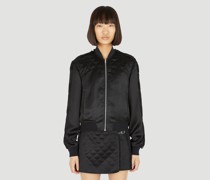 Furry Trim Bomber Jacket -  Jacken  It - 38
