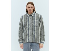 Stripe Sherpa Teddy Shirt