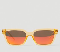 Gucci Translucent Square Sunglasses - Mann Sonnenbrillen Orange One Size