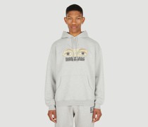 Rassvet Eye Logo Hooded Sweatshirt - Mann Sweatshirts Grey S
