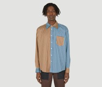 (Di)vision Two-tone Check Shirt -  Hemden Blue L|(Di)vision Two-tone Check Shirt -  Hemden Blue Xs|(Di)vision Two-tone Check Shirt -  Hemden Blue M