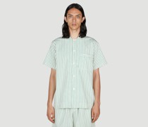 Clover Stripe Short Sleeve Pyjama Shirt -  Hemden  S