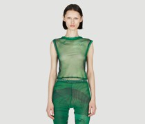 Mesh Tank Top -  Tops