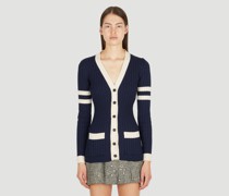 Ribbed Cardigan -  Strick