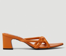 Noodle Knot Heeled Sandals