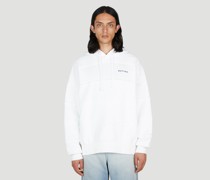 Raw Edge Logo Hooded Sweatshirt -  Sweatshirts  S