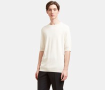Aiezen Aiezen Männer Feines Strick T-shirt - Mann T-shirts White L|Aiezen Aiezen Männer Feines Strick T-shirt - Mann T-shirts White Xl|Aiezen Aiezen Männer Feines Strick T-shirt - Mann T-shirts White Xs|Aiezen Aiezen Männer Feines Strick T-shirt - Mann T-shirts White S|Aiezen Aiezen Männer Feines Strick T-shirt - Mann T-shirts White M