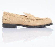 Faded Suede Loafers