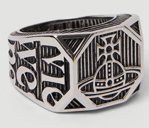 Vivienne Westwood Zakarya Ring - Mann Schmuck Silver M