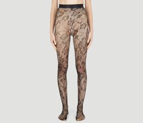 Butterfly Motif Tights -  Socken  M