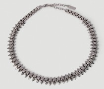 Squares And Spikes Necklace