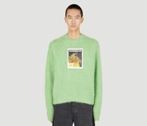 Sky High Farm Workwear X Denim Tears Sweater -  Strick Green S|Sky High Farm Workwear X Denim Tears Sweater -  Strick Green Xl