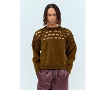 Velour Knit Sweater
