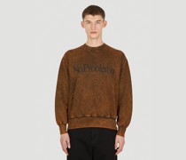 Aries Acid No Problemo Sweatshirt - Mann Sweatshirts Orange S|Aries Acid No Problemo Sweatshirt - Mann Sweatshirts Orange M