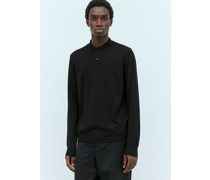 Wool Jerry Polo Sweater