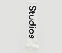 Logo-Jacquard Socks