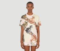 Vivienne Westwood Orb Print T-shirt - Frau T-shirts Beige S