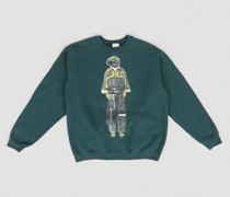 DRx FARMAxY FOR LN-CC Graphic Print Sweatshirt -  Sweatshirts Green Xl