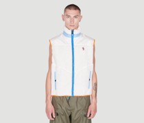Moncler Grenoble Fleece Gilet Jacket - Mann Jacken White L|Moncler Grenoble Fleece Gilet Jacket - Mann Jacken White Xl|Moncler Grenoble Fleece Gilet Jacket - Mann Jacken White S|Moncler Grenoble Fleece Gilet Jacket - Mann Jacken White M