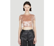 Alexander Wang Sequin T-shirt - Frau T-shirts Beige L