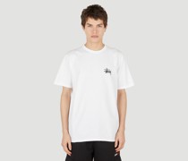 Stüssy Logo Print T-shirt - Mann T-shirts White Xl