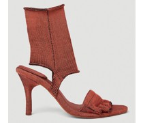 Short Garter Heel Sandals