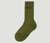 Logo Jacquard Socks