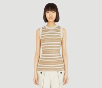 Rouches Cut-out Knit Tank Top -  Tops  L