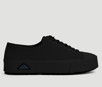 Logo Patch Lace Up Sneakers
