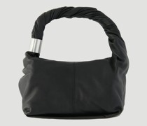 Twisted Handle Shoulder Bag