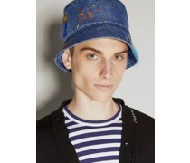Mohair Patches Bucket Hat