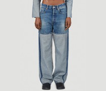Exaggerated Turn Up Jeans