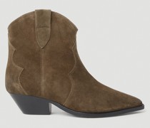 Dewina Suede Cowboy Ankle Boots -  Stiefel  Eu - 39