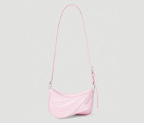 Mugler Spiral Curve 01 Shoulder Bag - Frau Schultertaschen Pink One Size