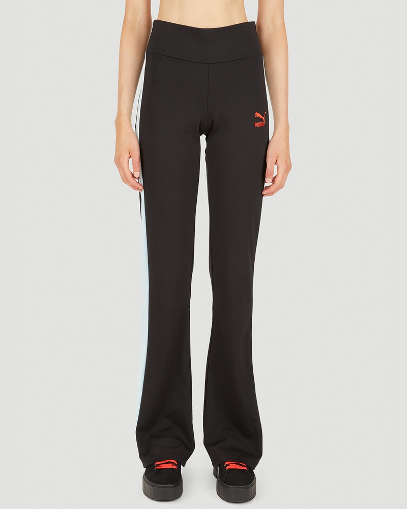 Puma Damen Puma x Dua Lipa T7 Track Pants Frau Track Pants Black Xs|Puma x Dua Lipa T7 Track Pants Frau Track Pants Black S|Puma x Dua Lipa T7 Track Pants Frau Track Pants Black M|Puma x Dua Lipa T7 Track Pants Frau Track Pants Black L